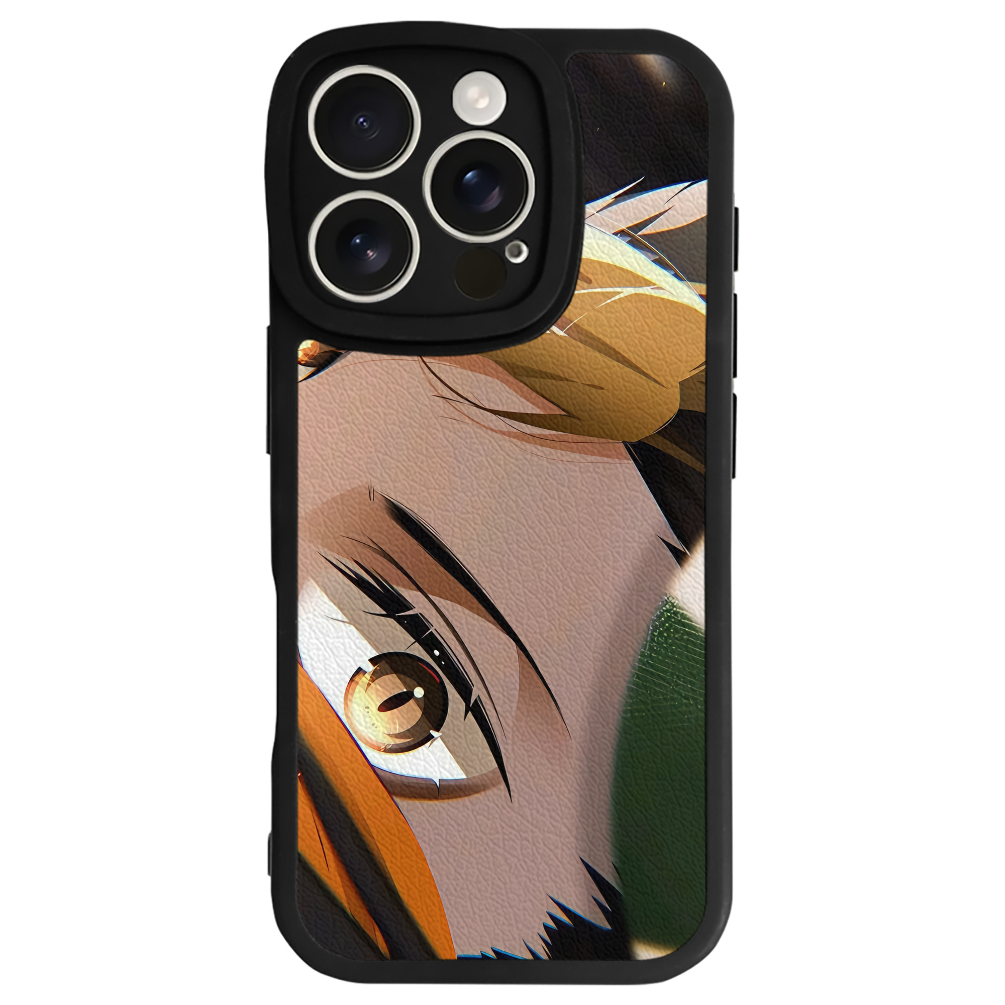 （画像用） ハイキュー!! Haikyu!! 【iPhone 16シリーズ対応】シリコンスマホケース（レザー調） 材質：シリコン